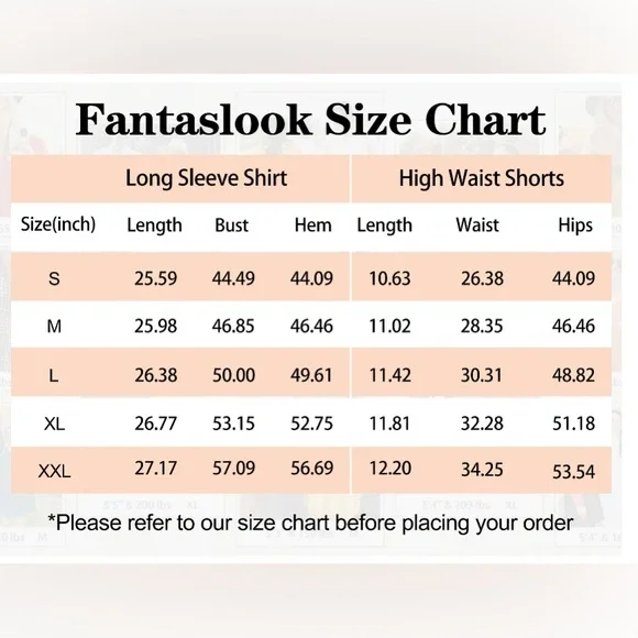 Waffle Knit Long Sleeve Top & Shorts Lounge Set- Khaki - Picture 5 of 5